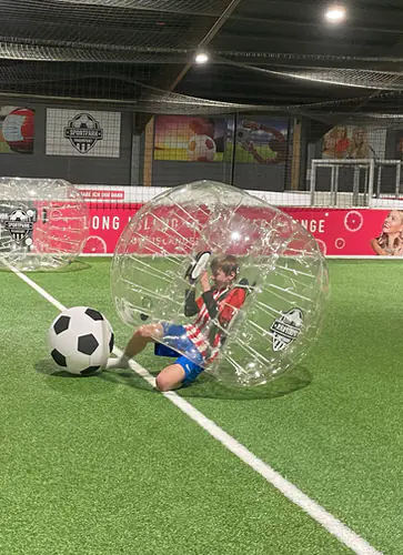 teaser bubble soccer